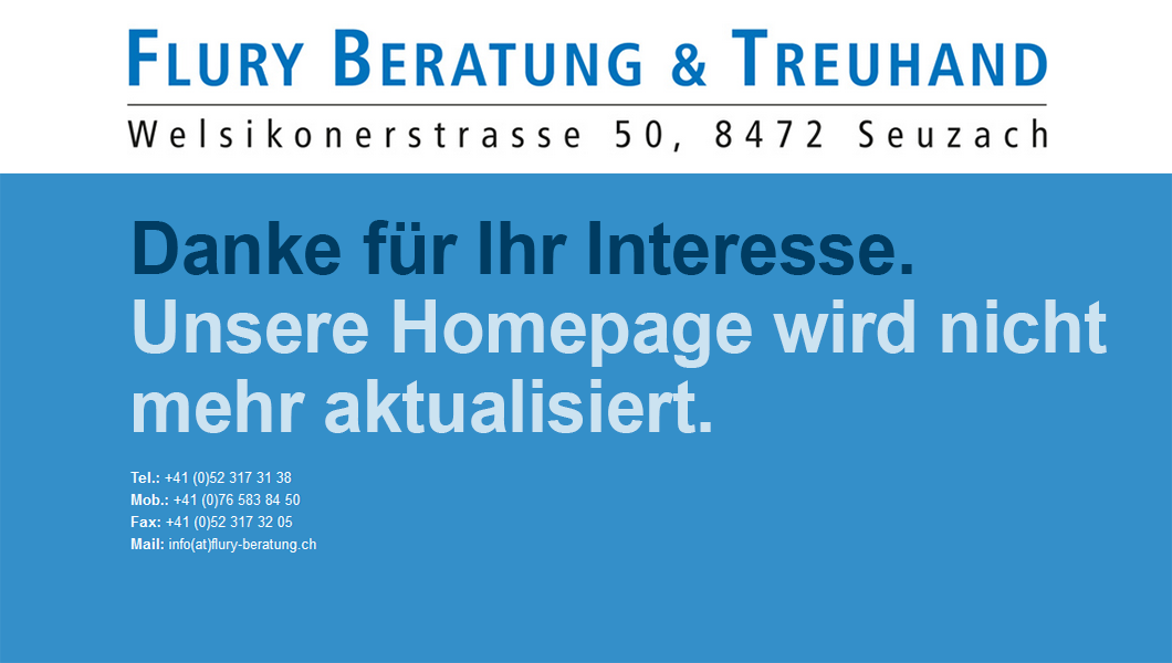 Flury Beratung und Treuhand